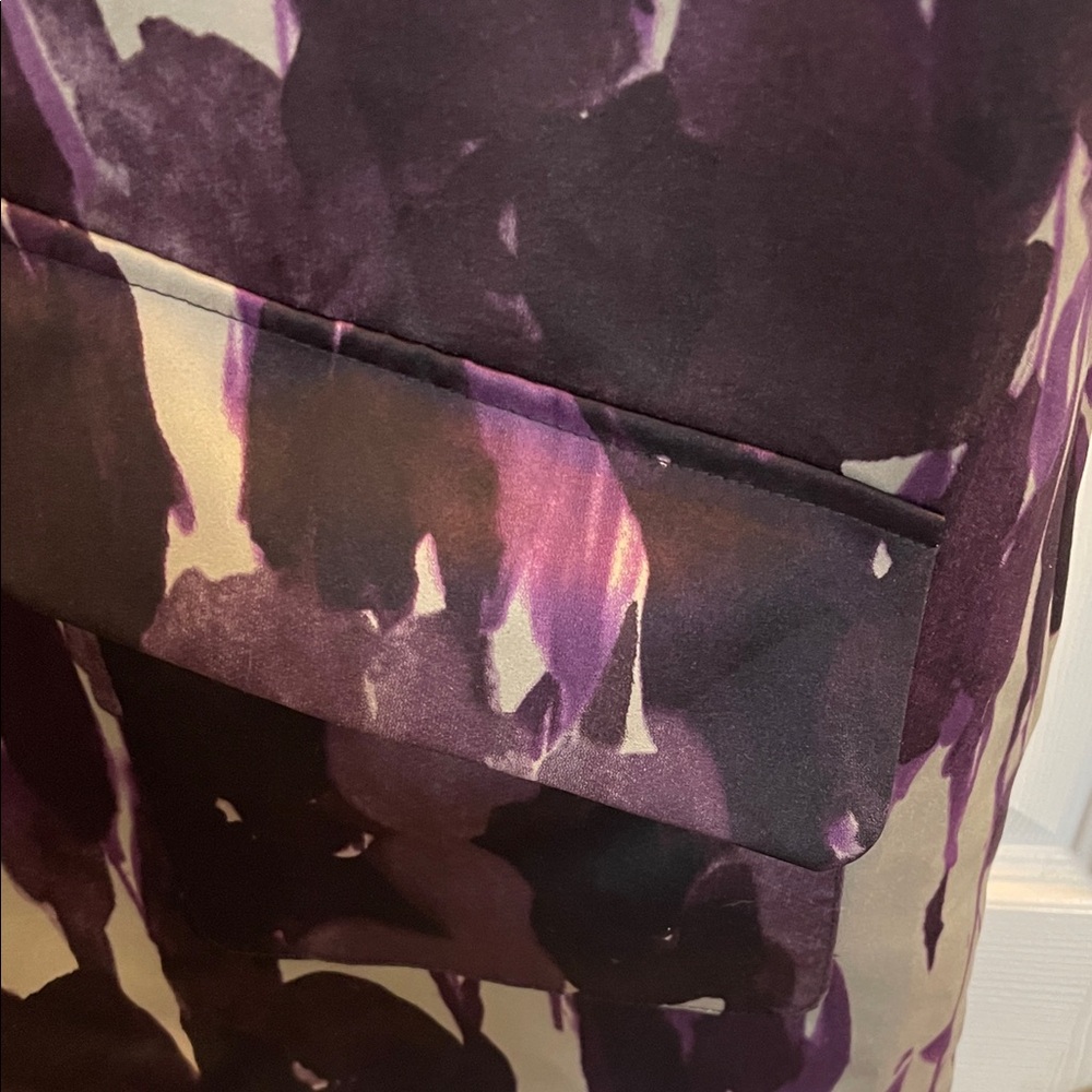 Simply Vera Vera Wang Abstract Purple and Black Tunic - Picture 3 of 14